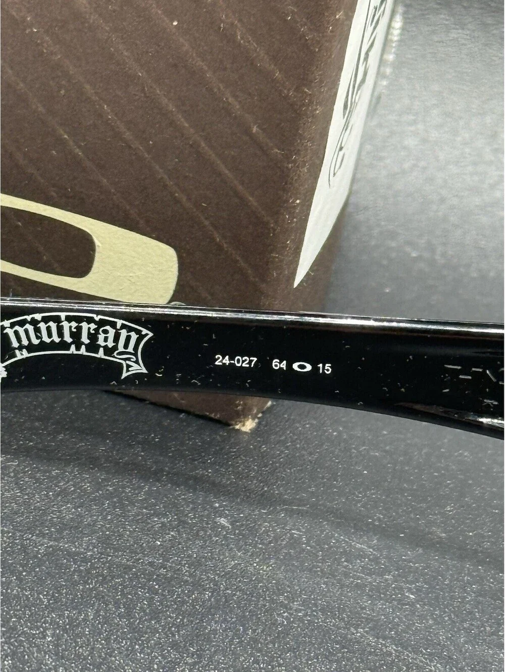Oakley Hijinx Stephen Murray Polished Black w/Black Iridium Lenses 24-027